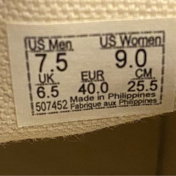 Vans Authentic Packing Tape Shoes Men 7.5 Women 9 White Black Canvas Sneaker NEW - Picture 10 of 10